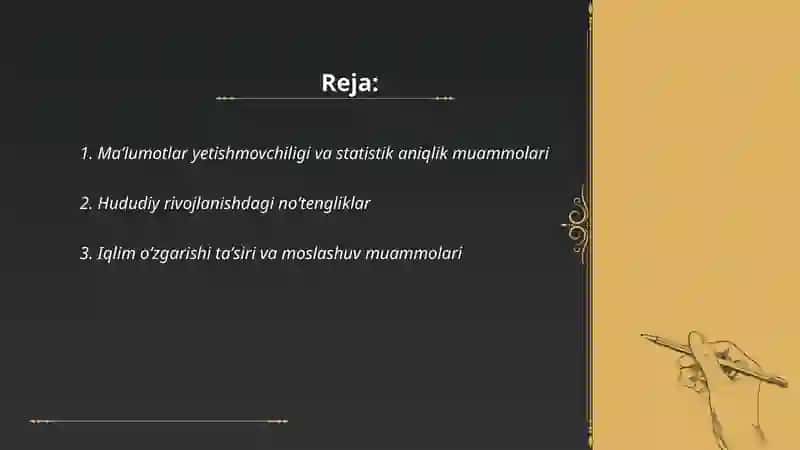 Sanoat va qishloq xoʻjaligi geografiyasi fanining muammolari 2