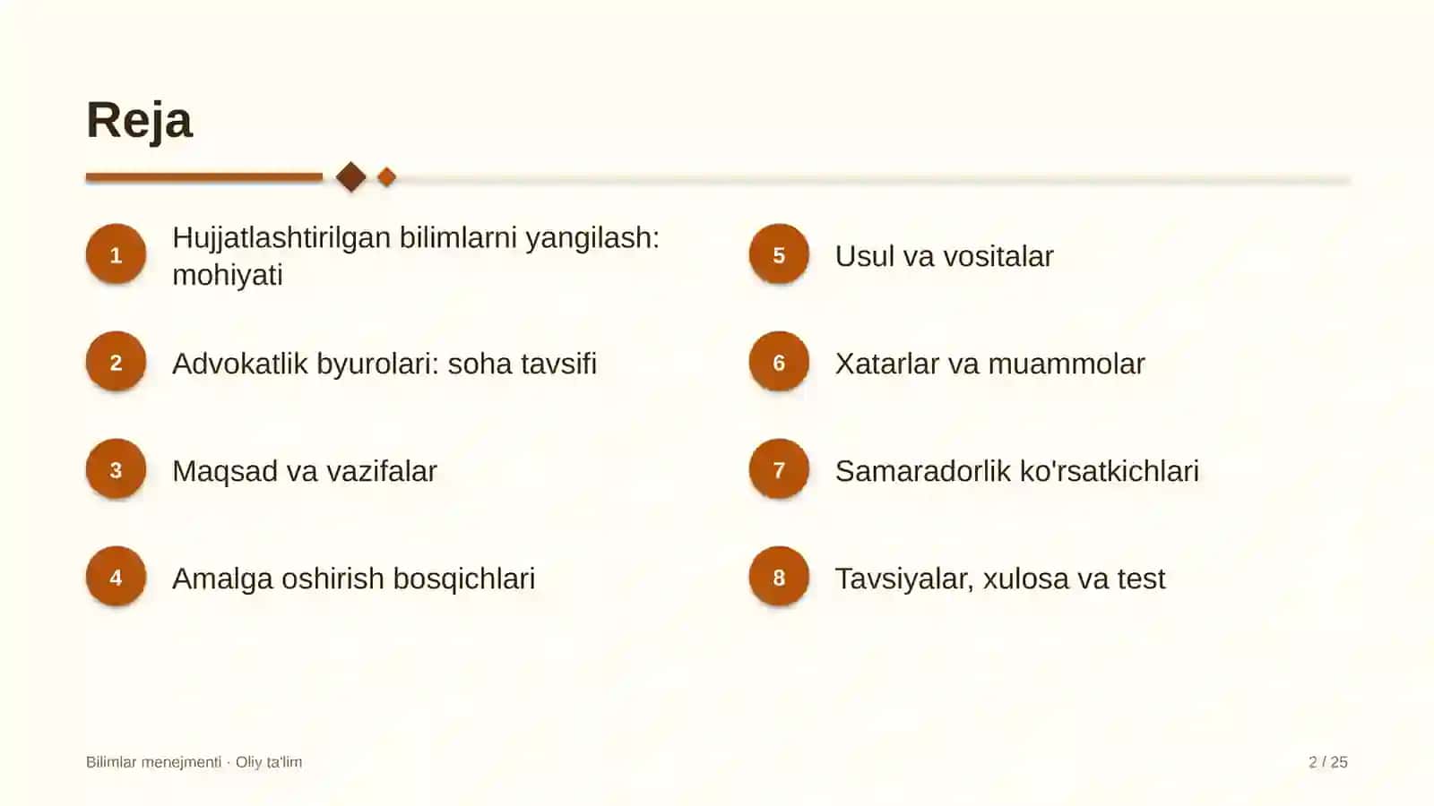 advokatlik byurolarida hujjatlashtirilgan bilimlarni yangilab turish 6292 2