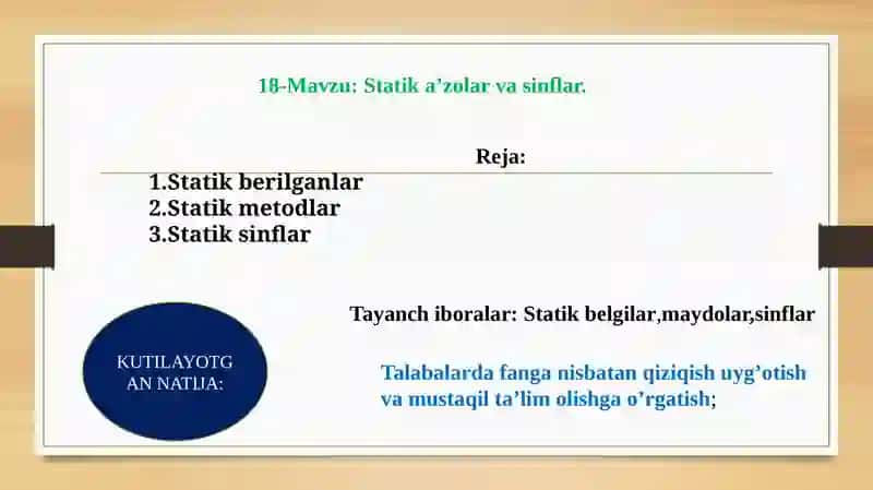 Statika’zolarvasinflar 2