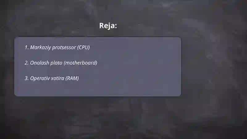Kompyuter qurilmalari 2