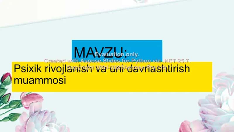 Filologiya fakulteti o'zbek tili va adabiyoti yo'nalishi 101-guruh talabasi ABDUJABBOROVA HILOLANING umumiy psixologiya fanidan tuzgan Testi 2