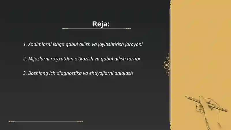 Rivojlanish markazlarida olib boriladigan ish jarayoni 2