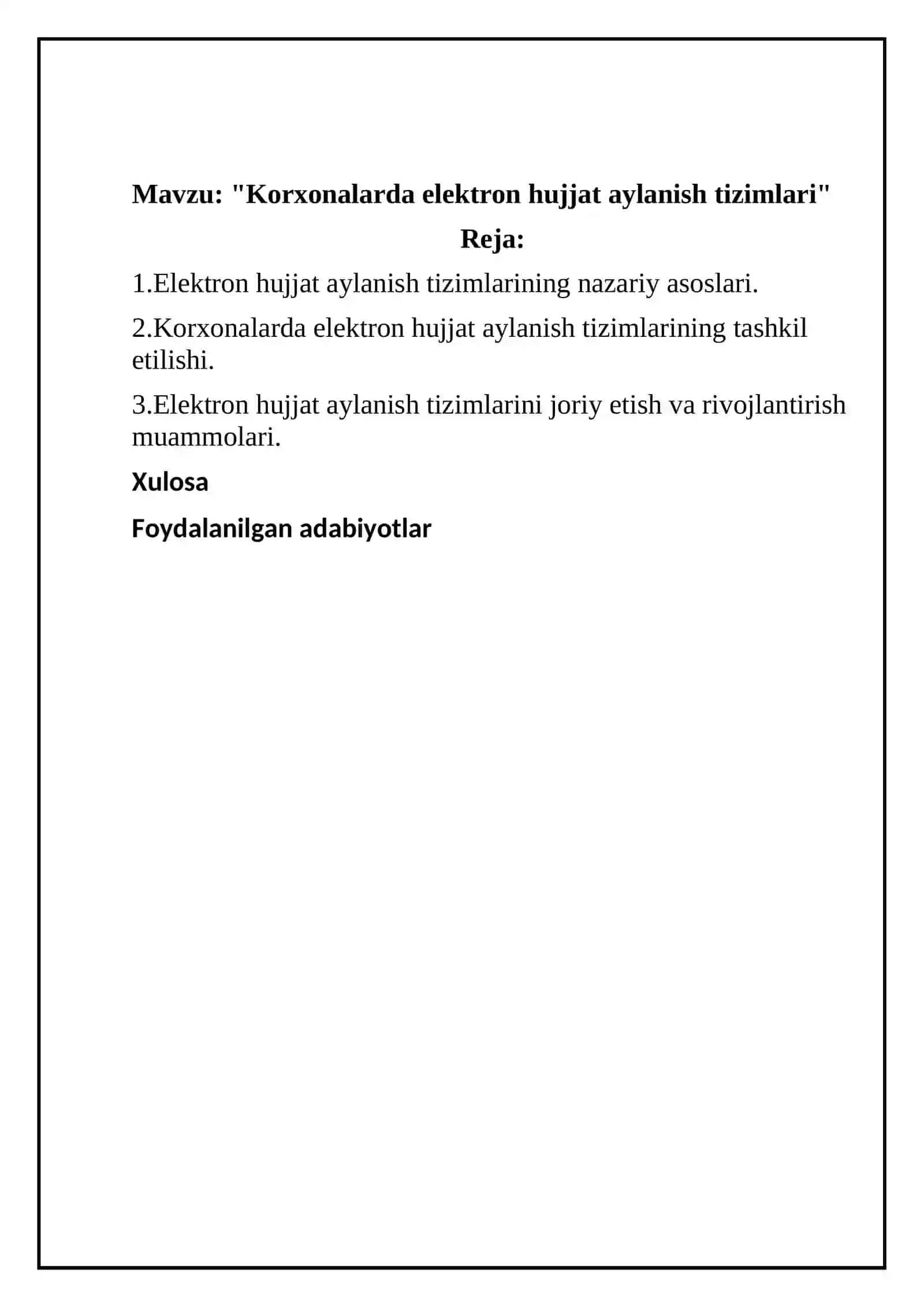 Korxolarda elektron hujjat aylanish tizimlari 2