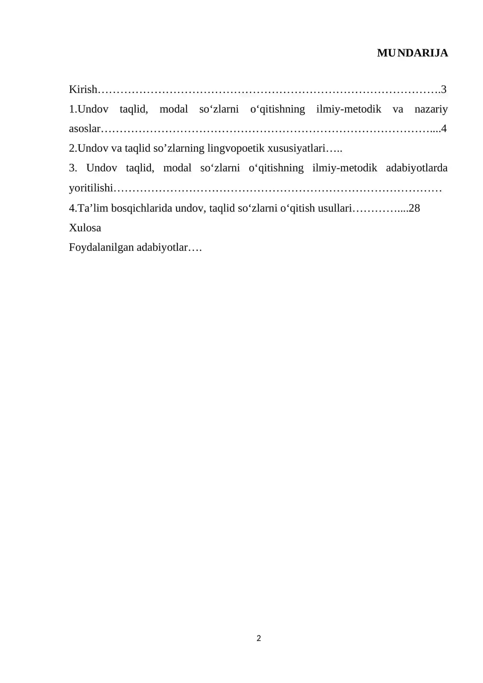 Undov, taqlid so’zlarning lingvopoetik xususiyatlari 2