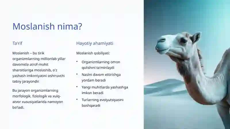 Tirik Organizmlarda Moslanish: Hayotiy Qiyinchiliklarga Qarshi Kurash 2