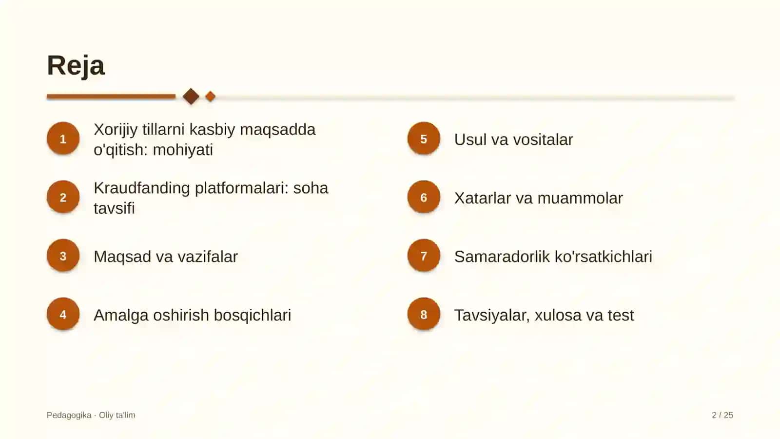 Kraudfanding platformalarida xorijiy tillarni kasbiy maqsadlarda o'qitish 2