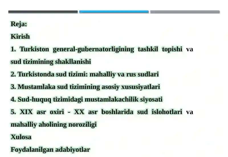 Turkiston general-gubernatorligi dasudlar faoliyati 2