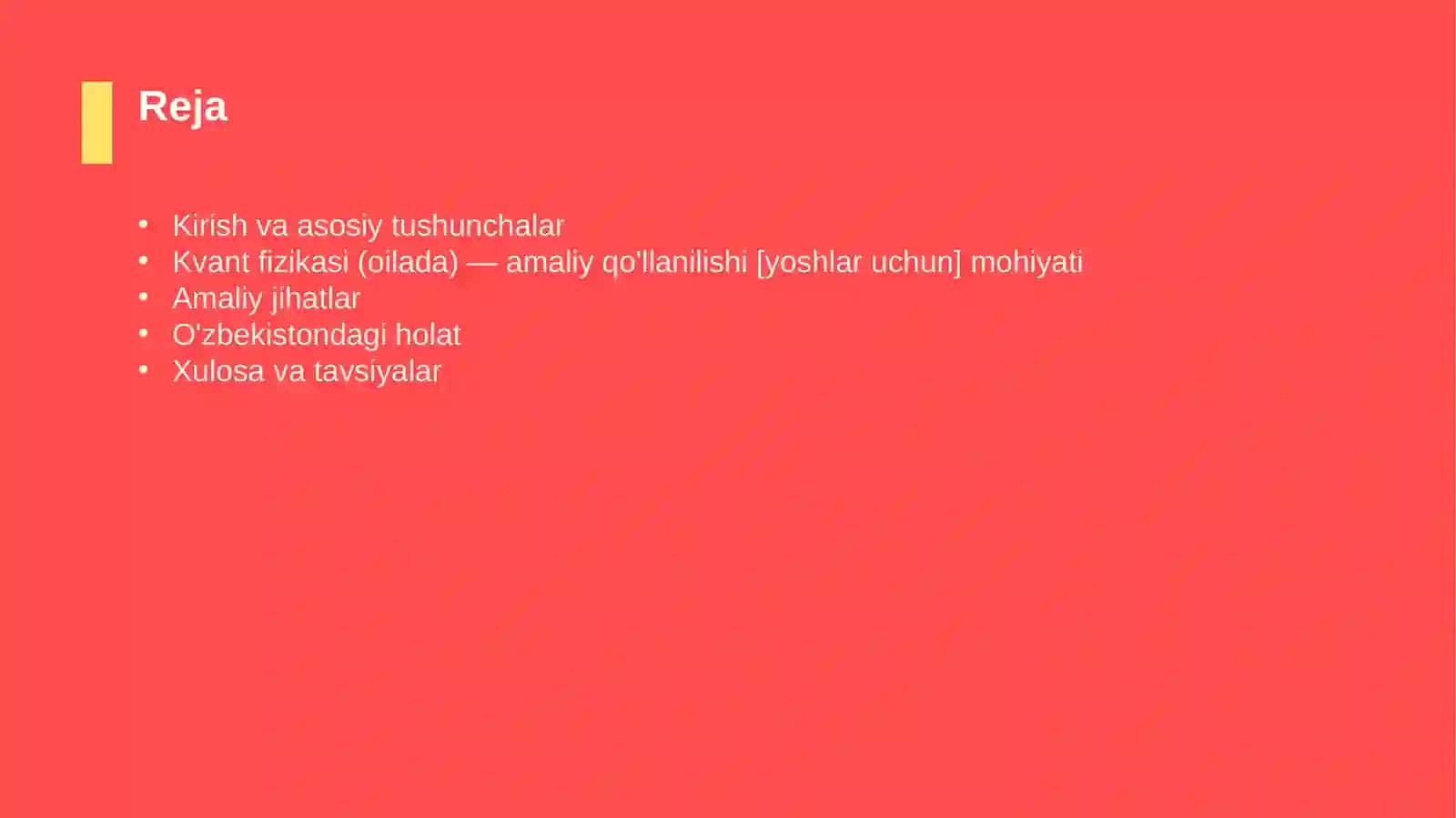 Kvant fizikasi (oilada) — amaliy qo'llanilishi [yoshlar uchun] 2