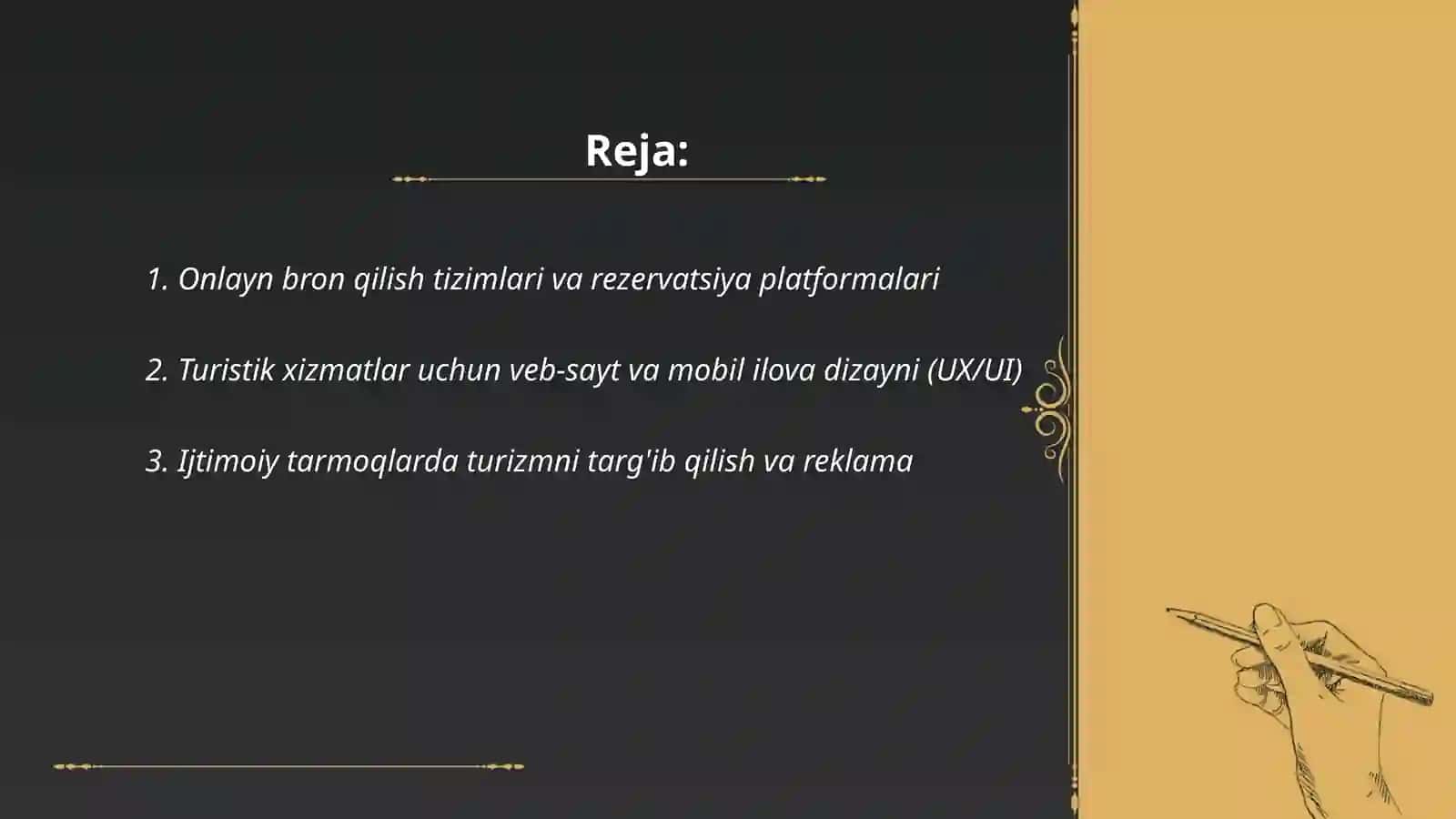 Onlayn bron qilish tizimlari va rezervatsiya platformalari 2