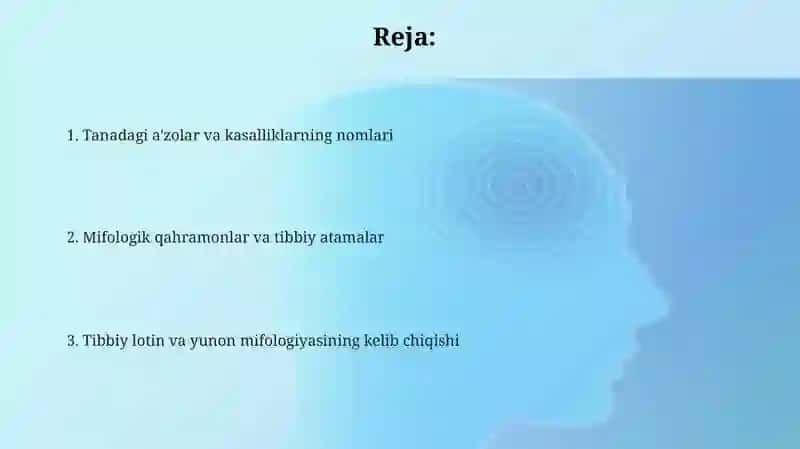 Tibbiyotda lotin yunon mifalogiyalari 2