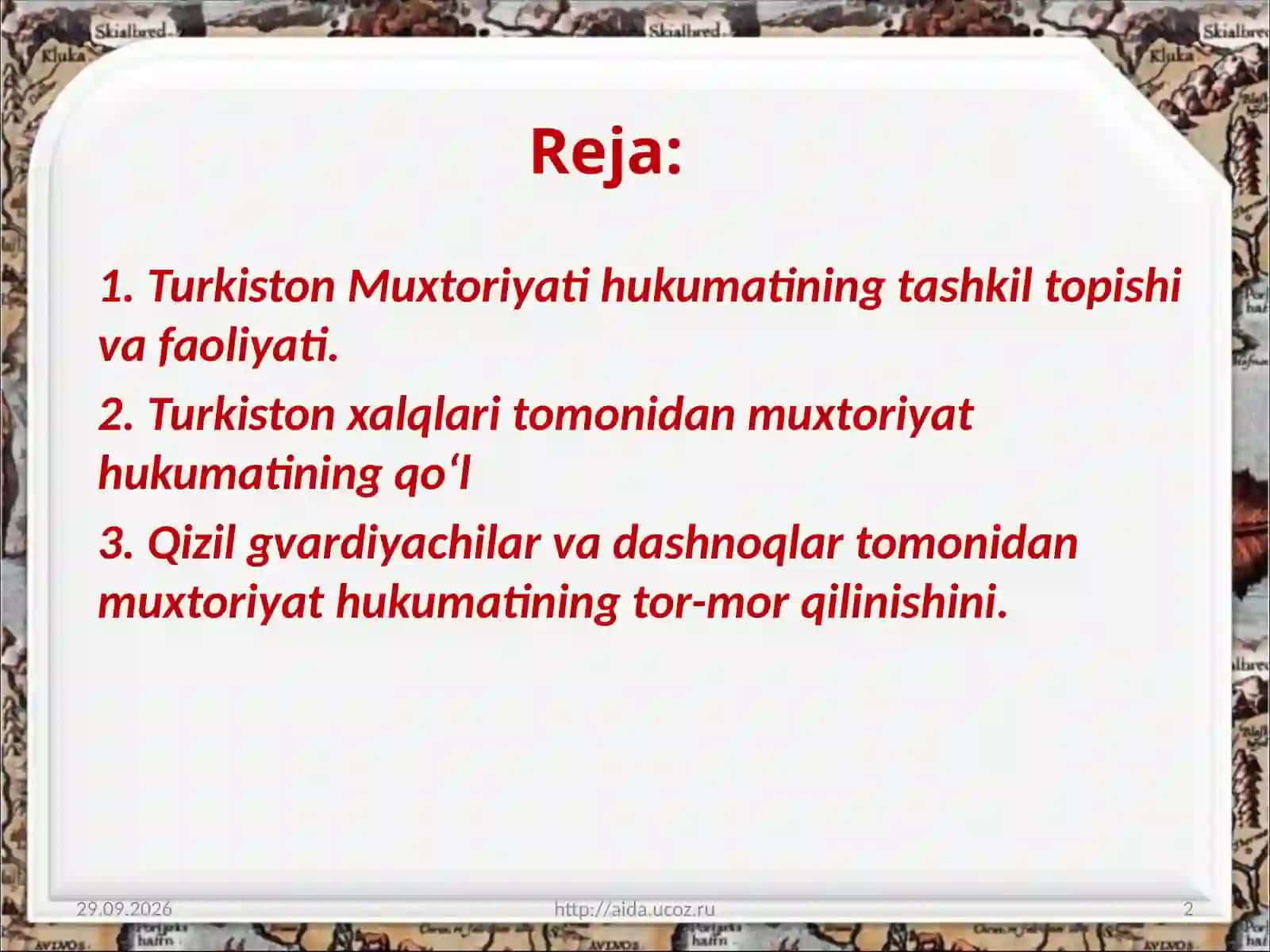 Turkiston Muxtoriyati – tubyerli xalqlar davlat chiligi tarixidagi boshqich 2