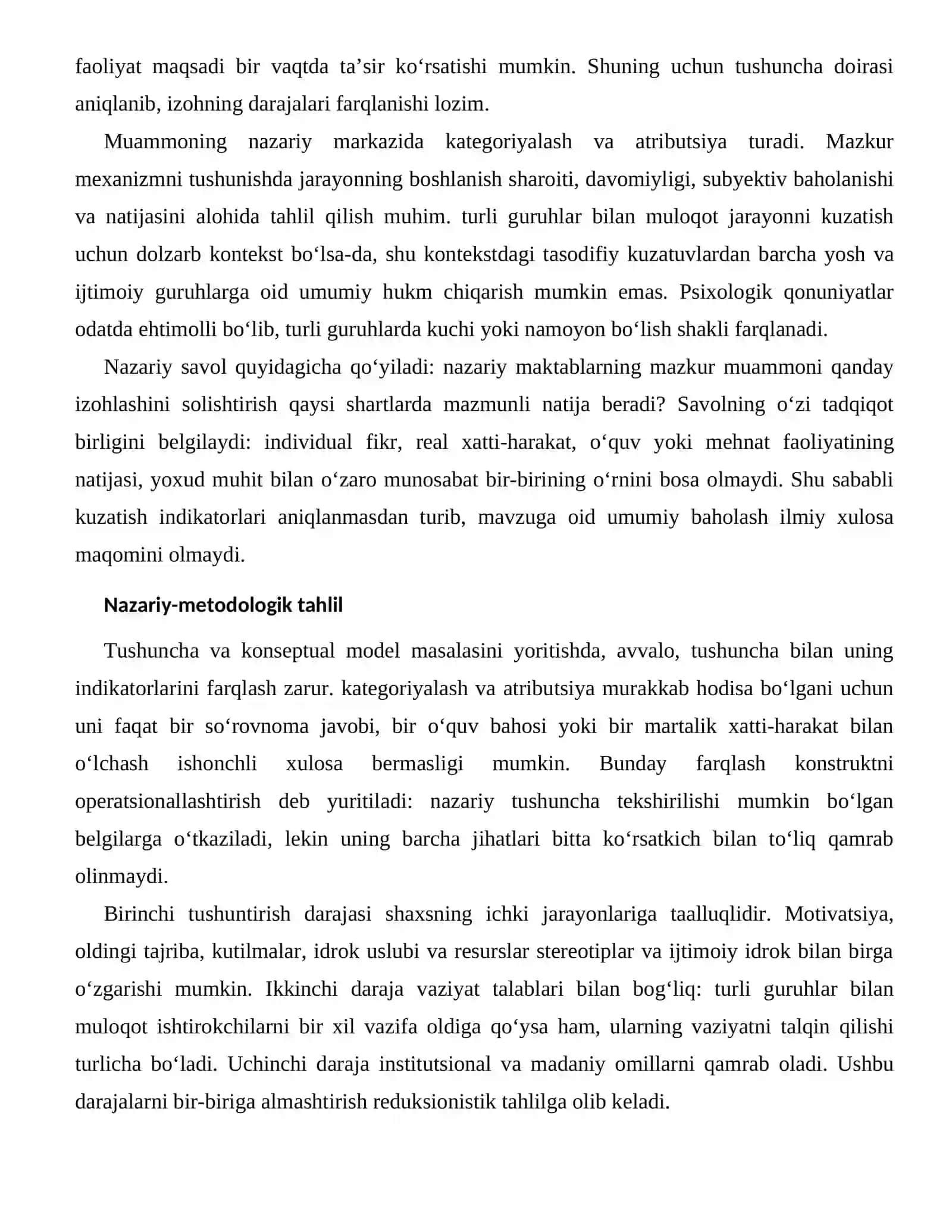 STEREOTIPLAR VA IJTIMOIY IDROKNING NAZARIY ASOSLARI 2