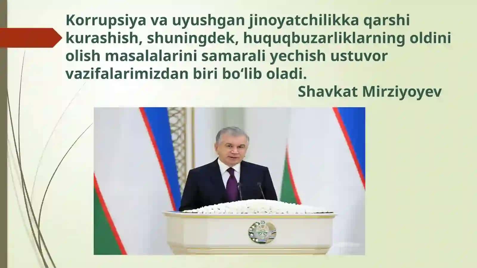 O‘ZBEKISTONDA KORRUPSIYA 2