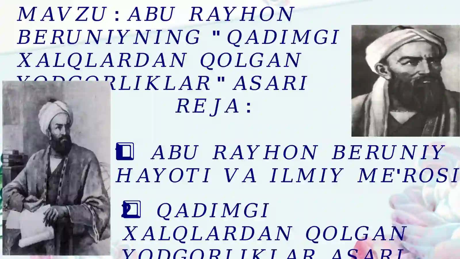 Abu Rayhon Beruniy 2