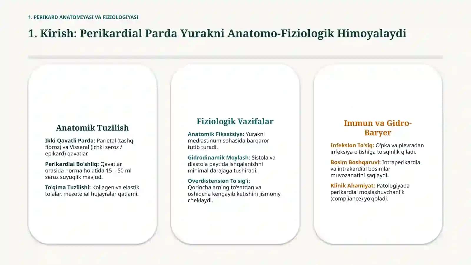 Perikard patologiyasida yurak funksiyasi buzilishlari — 15 slayd 2