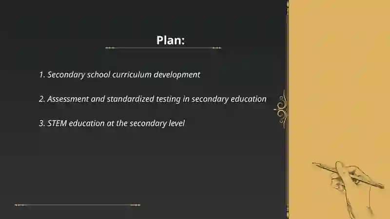 Secondary school curriculum development 2