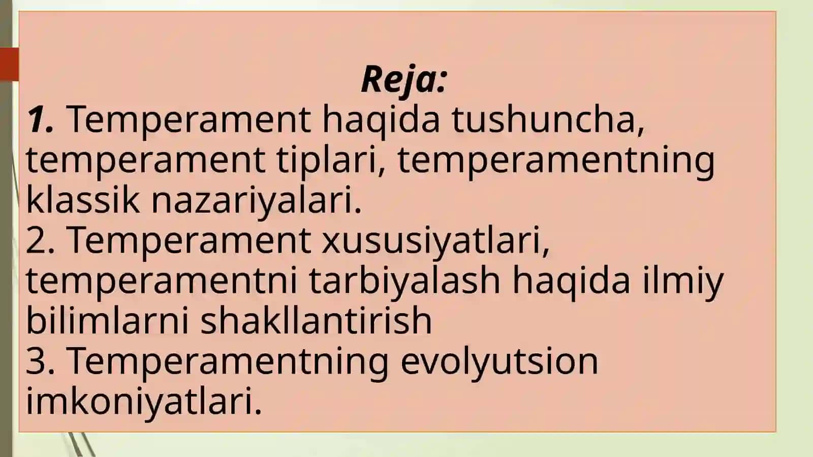 Temperament 2