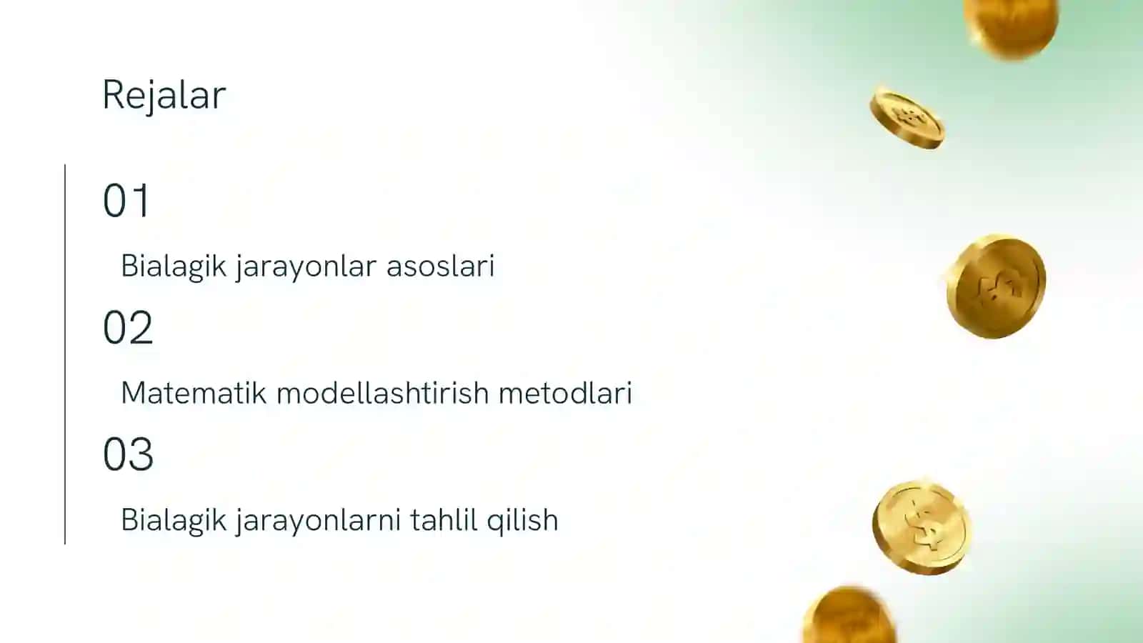 Bialagik jarayonlarning matematik modellash tamoyillari 2