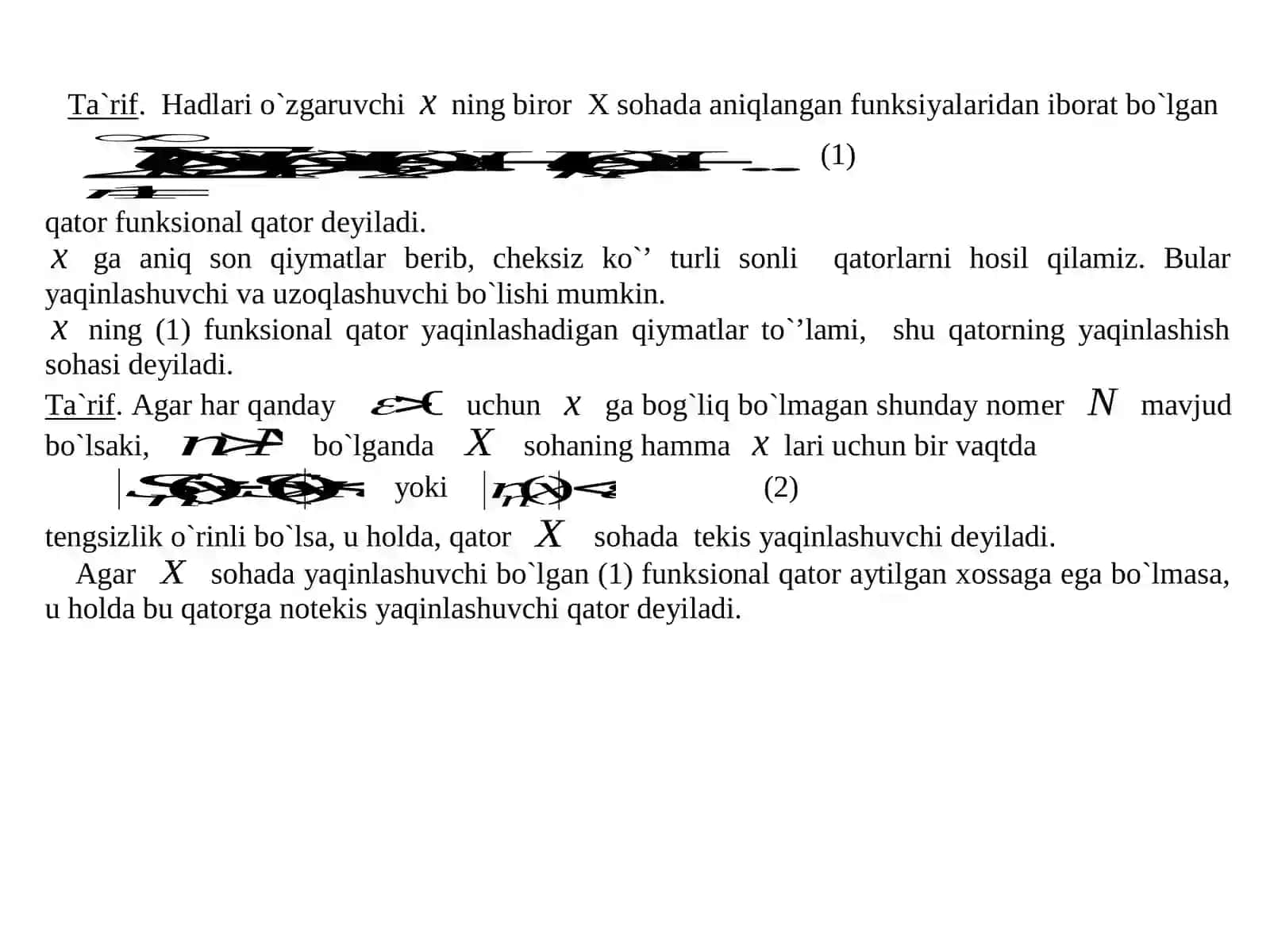 Funktsional qatorlar 2