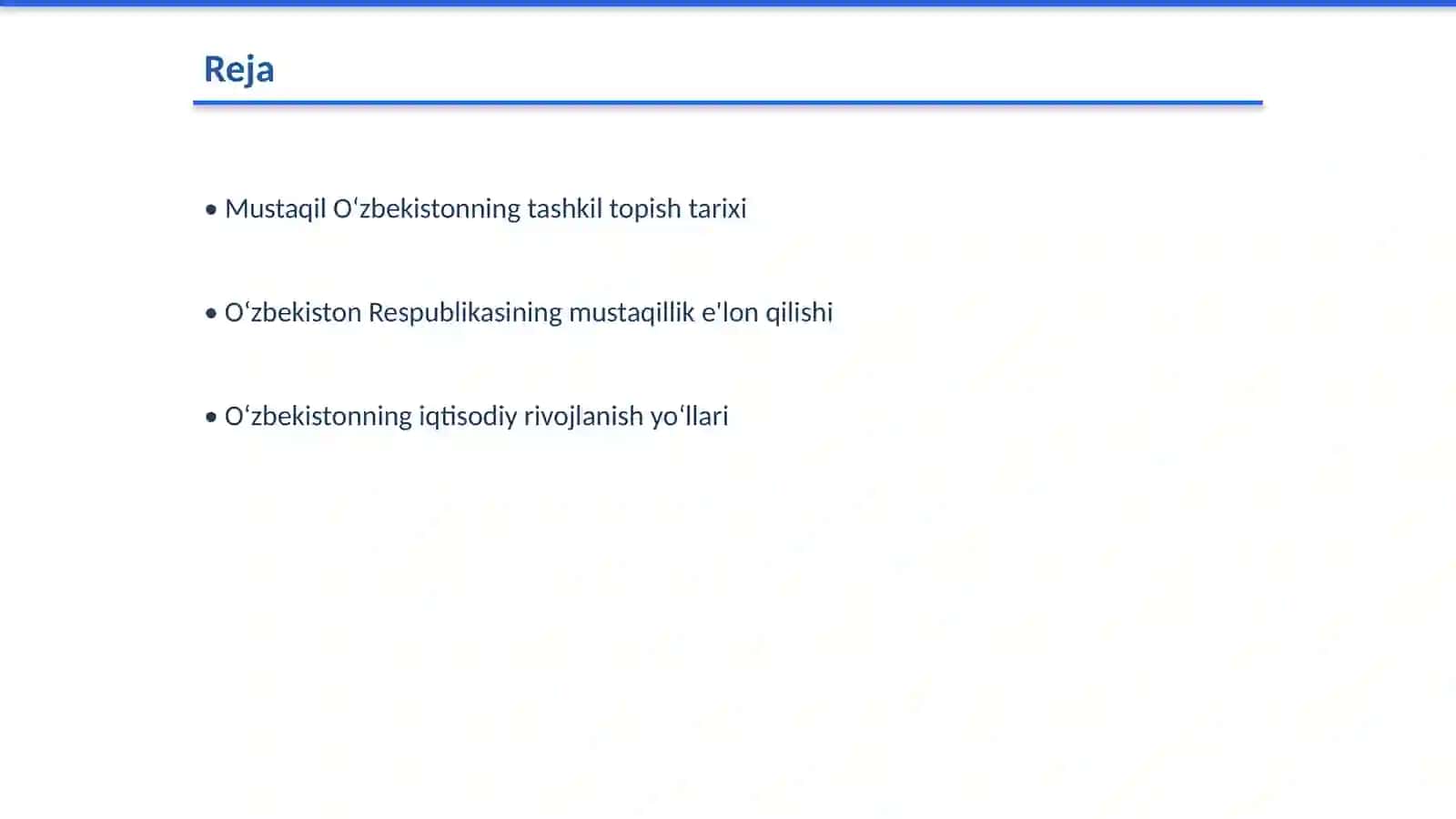 Mustaqil Oʻzbekistonning tashkil tarixi 2