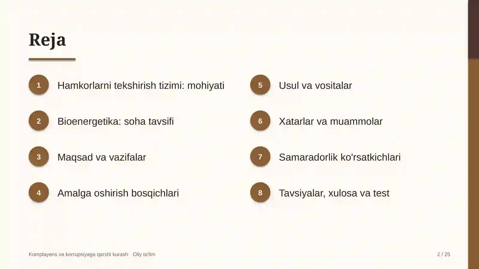 Bioenergetika misolida: mohiyati, bosqichlari, usullari va ko'rsatkichlari 2