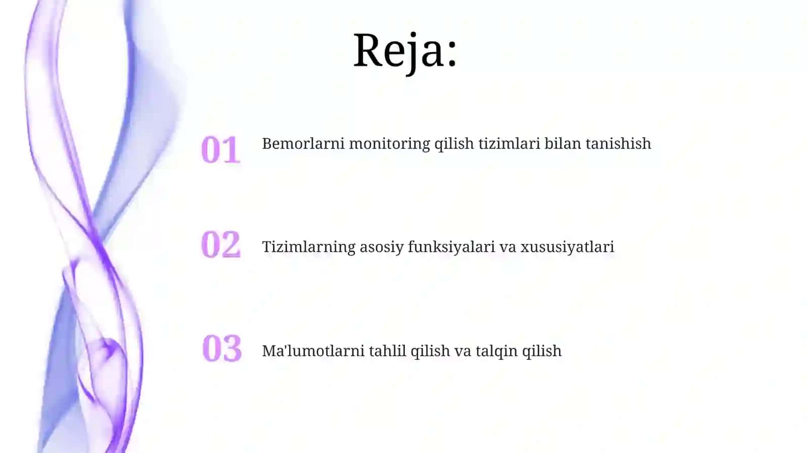 Bemorlarning holatini monitoring qilish sistemalari bilan tanishish 2