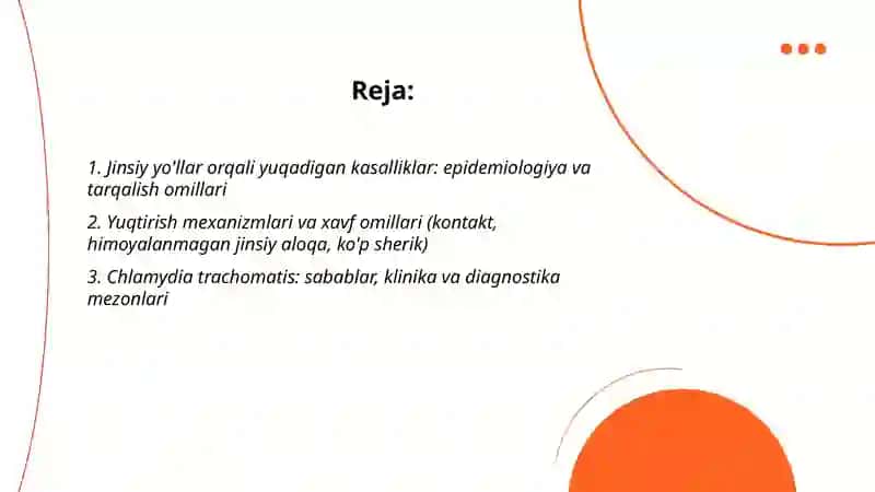 Jinsiy yoʻllar orqali yuqadigan kasalliklar 2