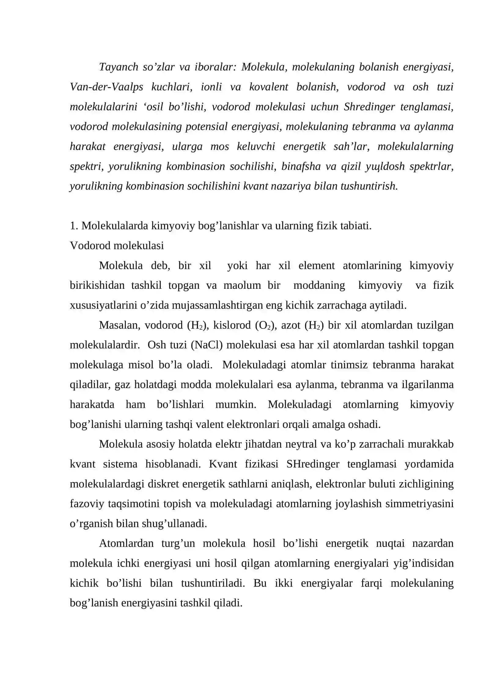 Vodorod molekulаsi 2
