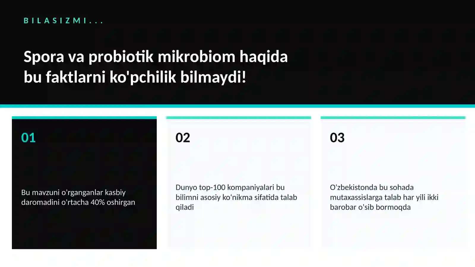 BIOTEXNOLOGIYA VA GENOMIKA 2