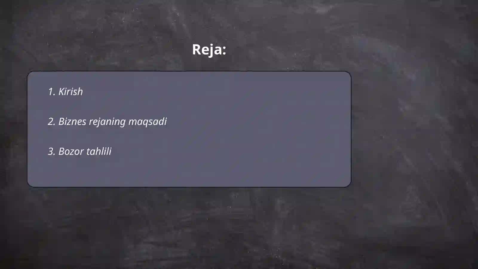 Kirish (Intro) 2