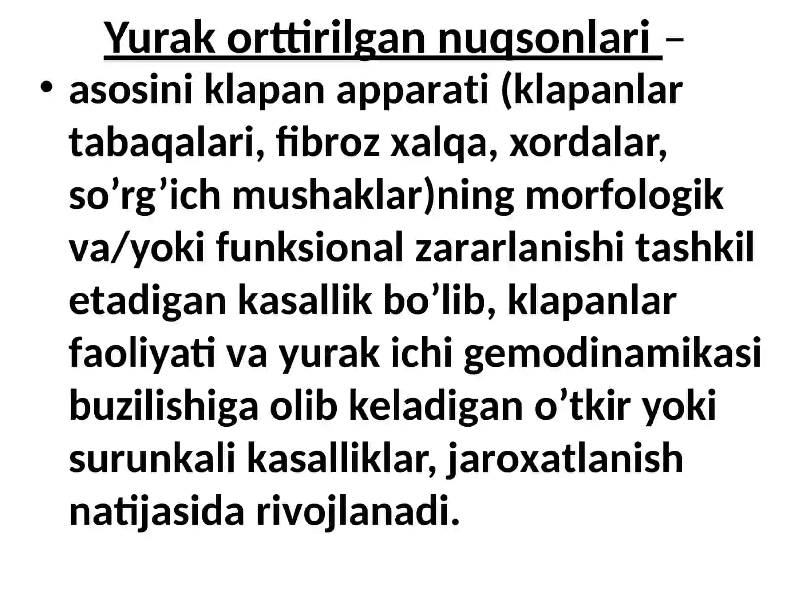 yurak mitral va aortal nuqsonlar 2