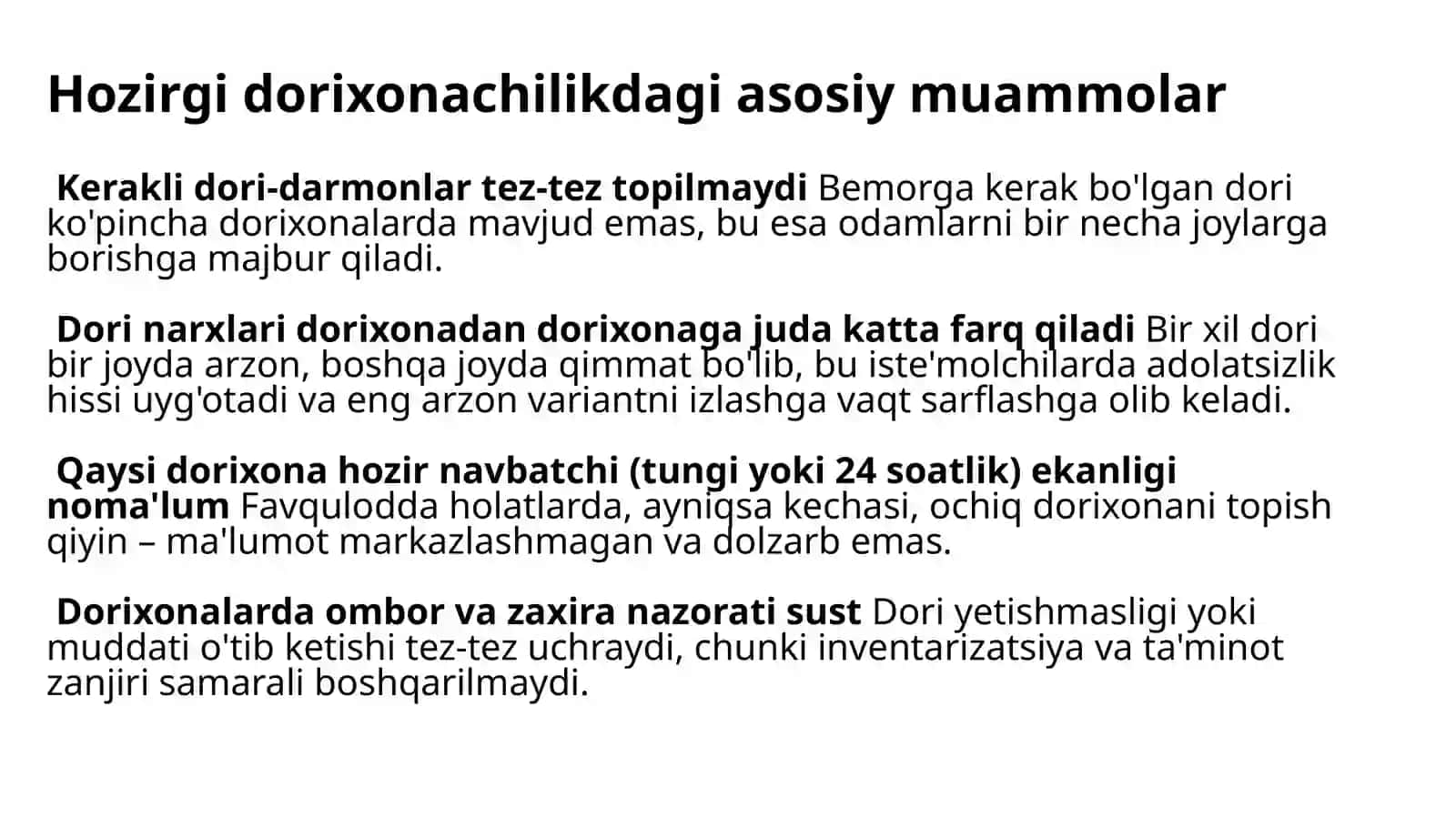 Aqlli Dorixona Platformasi 2