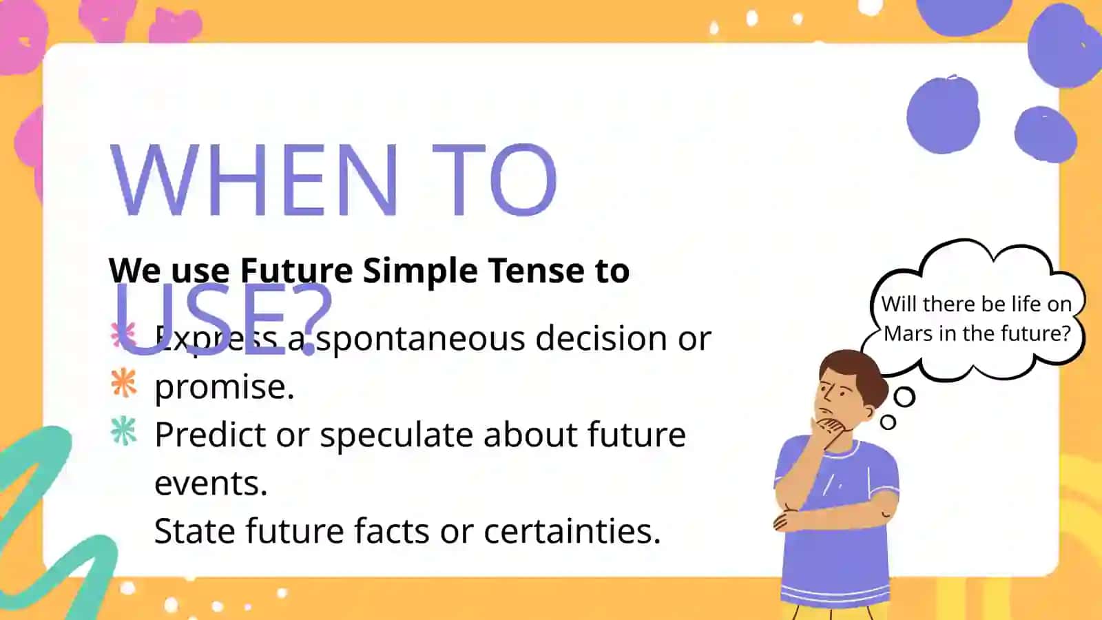 FUTURE SIMPLE 2