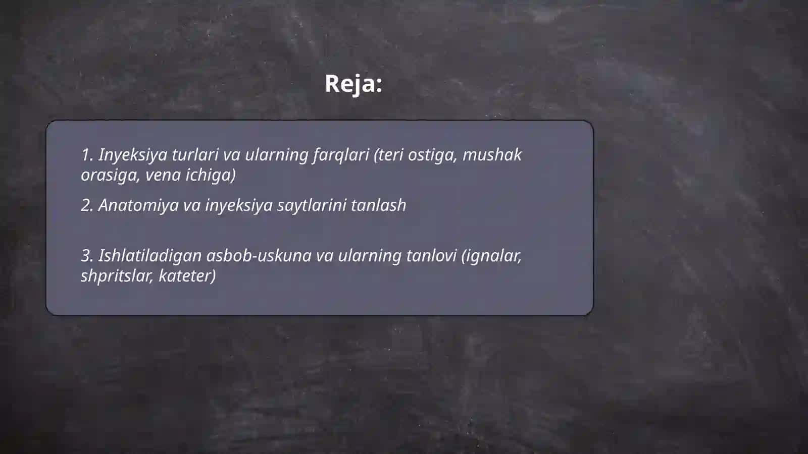 Dori vositalarni ineksiya qilish metodlari 2