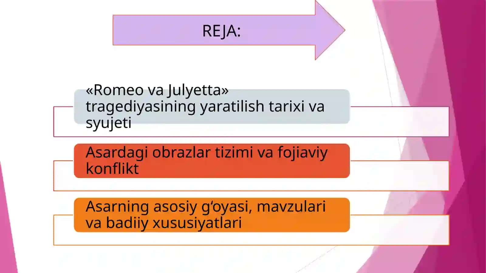 Uilyam Shekspirning «Romeo va Julyetta» asari tahlili 2
