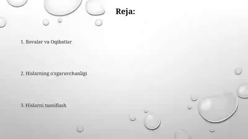 Sezgilar klassifikatsiyasi va sezgilarning oʻzgaruvchanligi 2