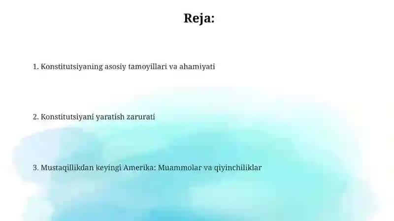 Konstitutsiyaning yaratilishiga bo‘lgan zarurat 2