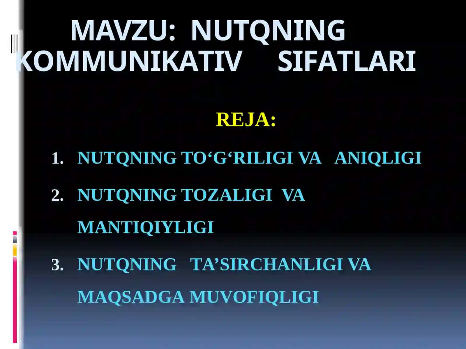 NUTQNING KOMMUNIKATIV SIFATLARI 2