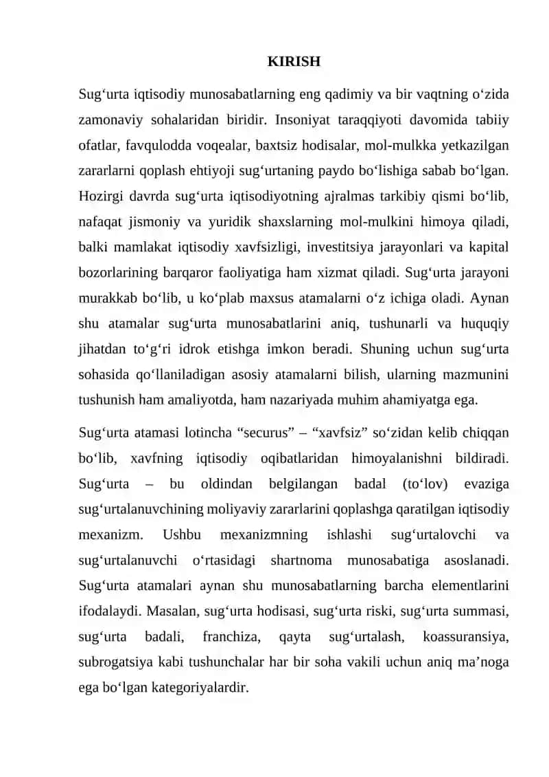 Sug‘urta Atamalari 2