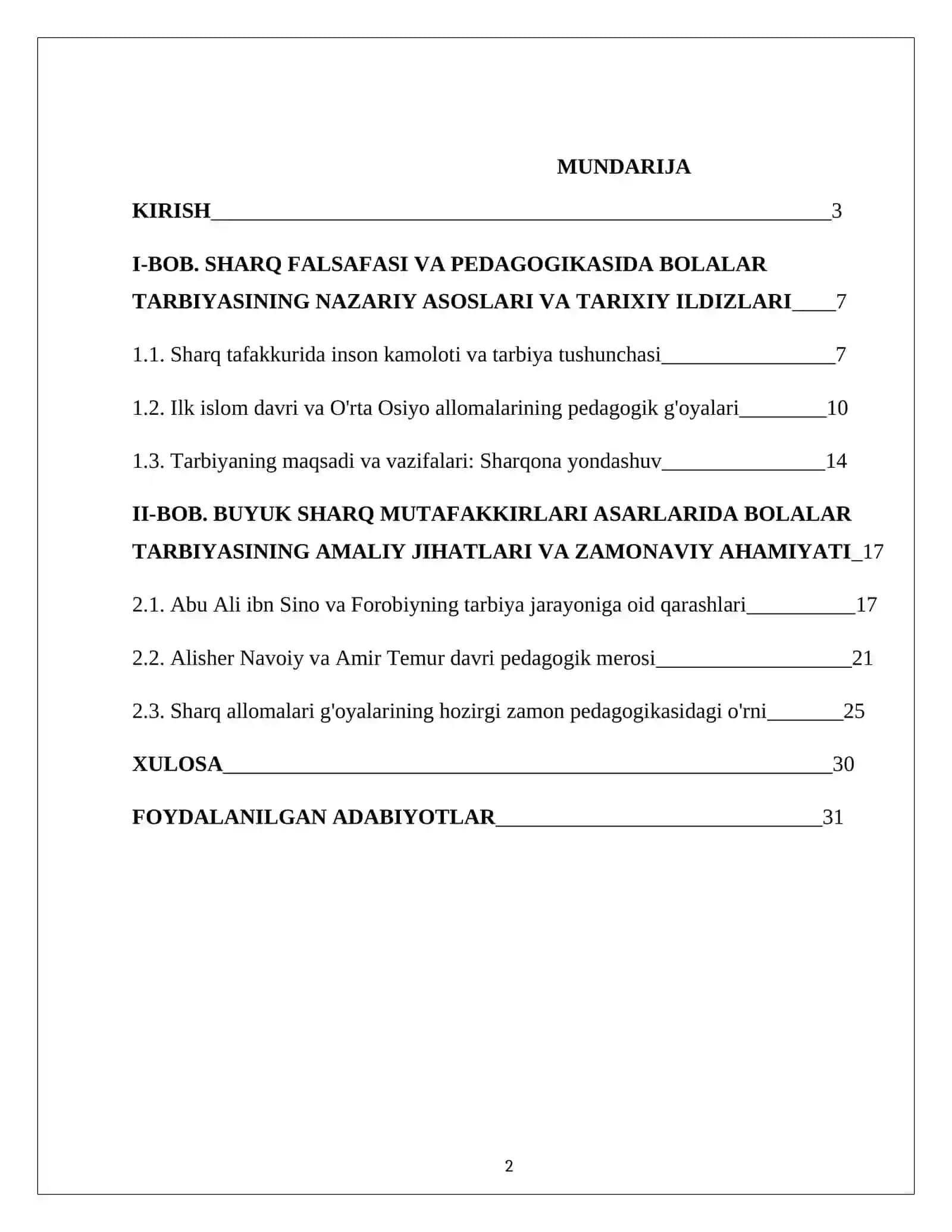sharq allomalarining bolalarni tarbiyalash haqidagi qarashlar 2