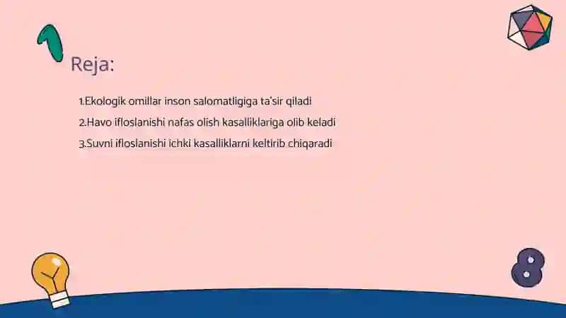 Ekologik omillar, inson hayotiga ekologiyaning ta'siri 2