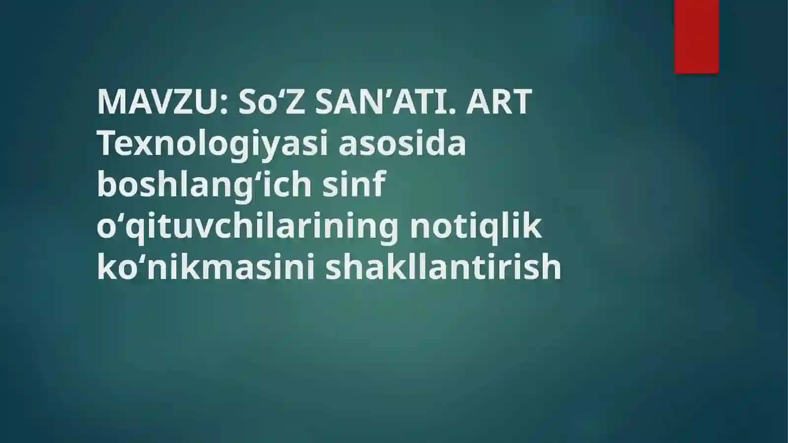 So‘z San’ati 2