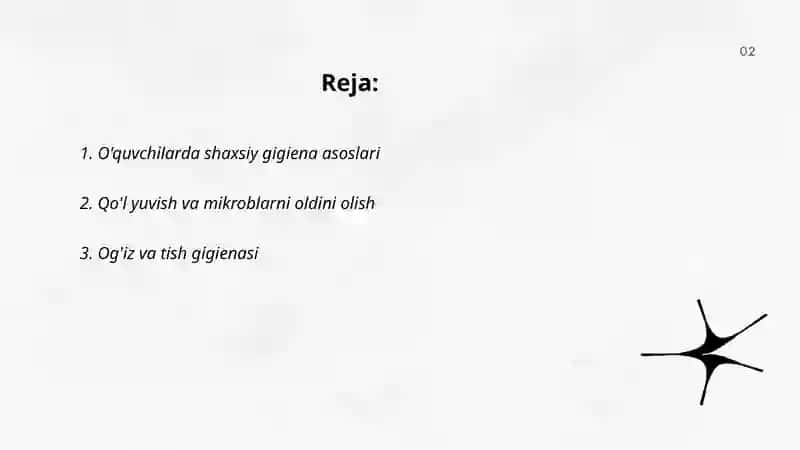 O'quvchilarni geginik tarbiyalash 2