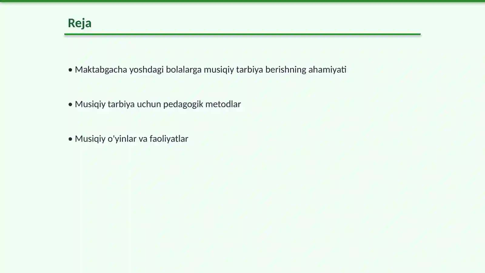 Maktabgacha yoshdagi bolalarga musiqiy tarbiya berish metodlari 2