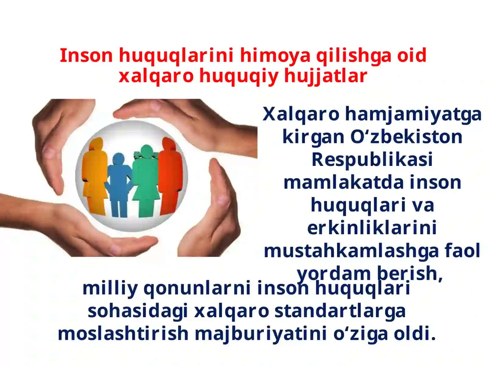Inson huquq va erkinliklarini himoyalash mexanizmi 2