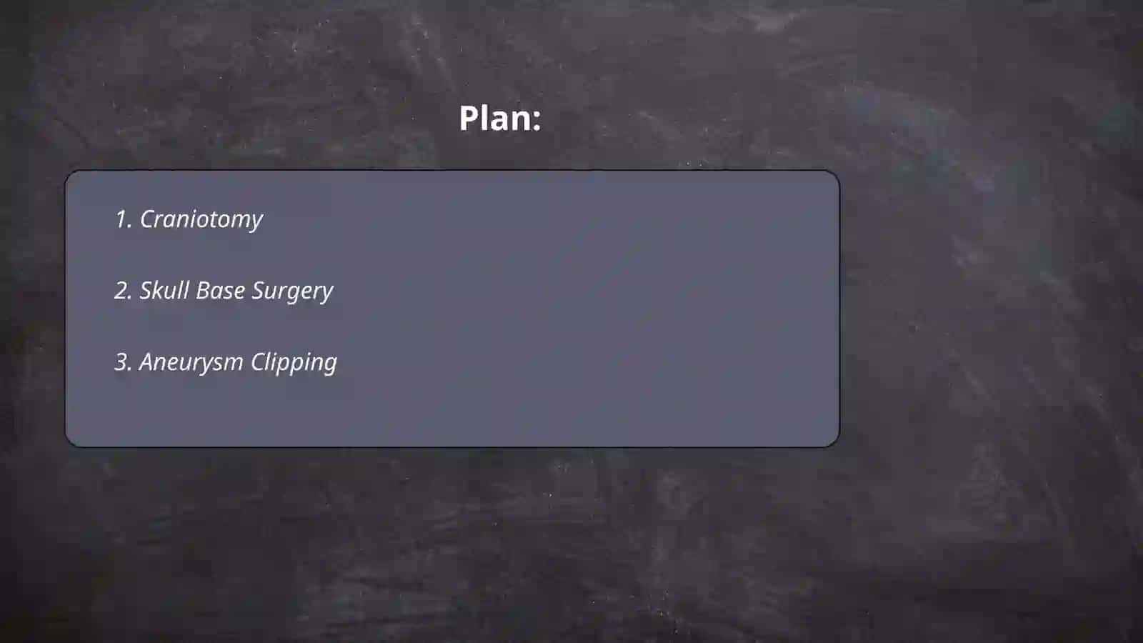 Head surgery 2