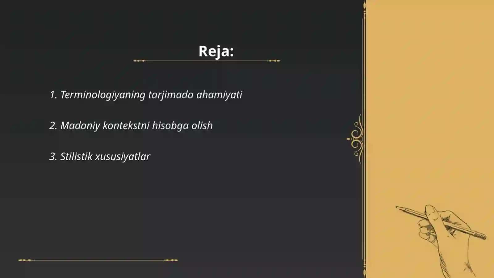 Artikllar tarjimasining o'ziga xos jihatlari 2
