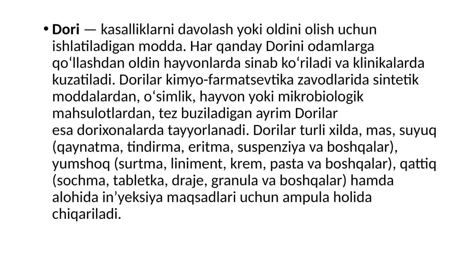 Dorilarni Organizmga Yuborishda Kuzatiladigan Asoratlar 2