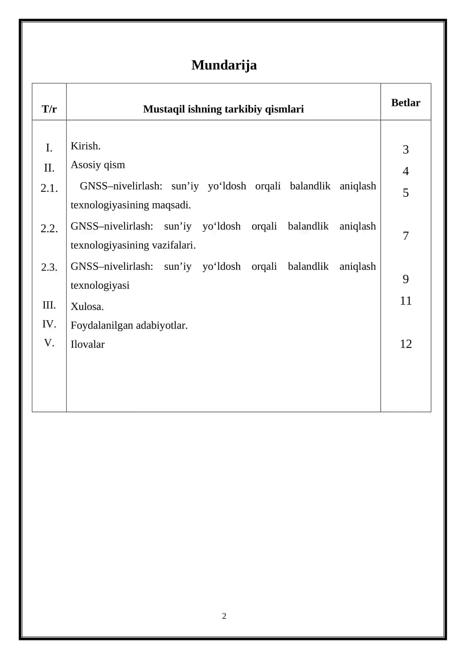 GNSS–nivelirlash sun’iy yo‘ldosh orqali balandlik aniqlash texnologiyasi 2