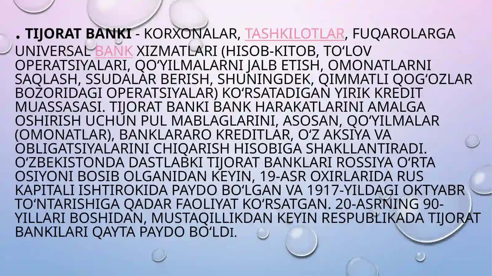 Tijorat banklarining  valyuta operatsiyalari 2